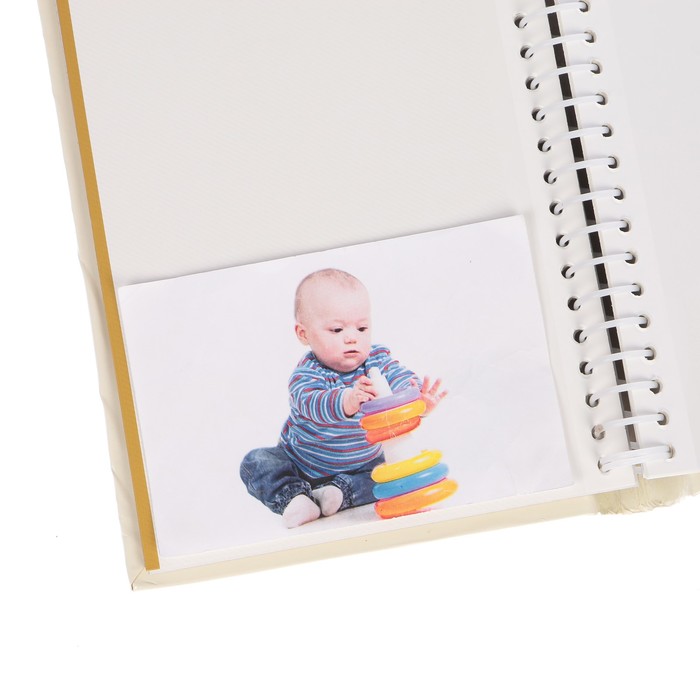 Фотоальбом магнитный 20 листов "Детский альбом. Ретро-коляска" 25,5х20х2,8 см