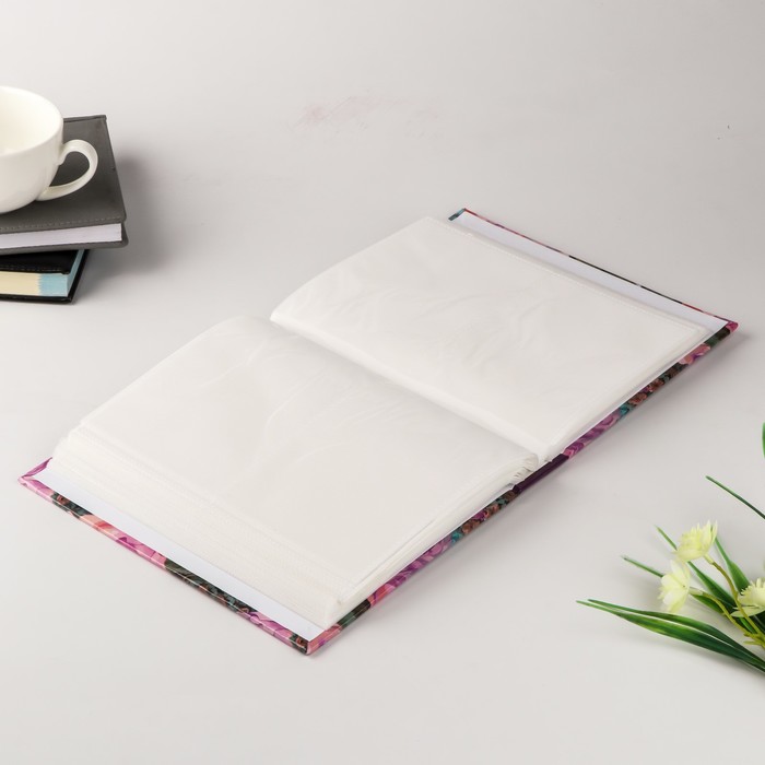 Фотоальбом на 200 фото 10х15 см "Счастливые моменты. Время цветов" 23х18х5,5 см