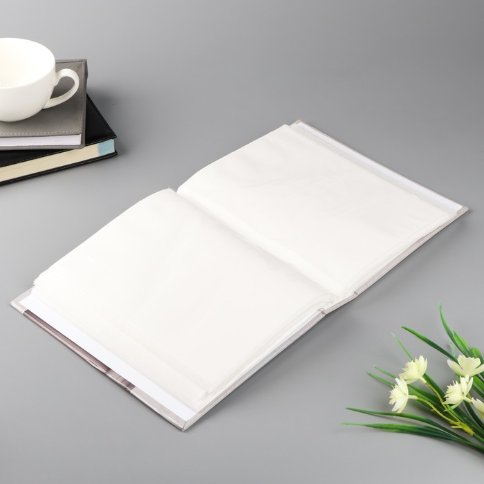 Фотоальбом на 200 фото 10х15 см "Нежный букет в вазе" 23х18х5,5 см