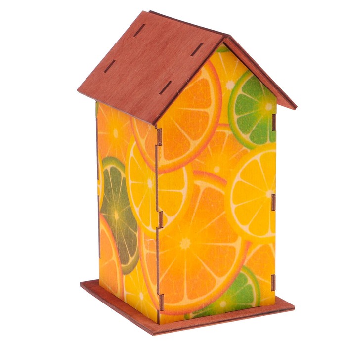 Чайный домик "Цитрус" 10х9х18см