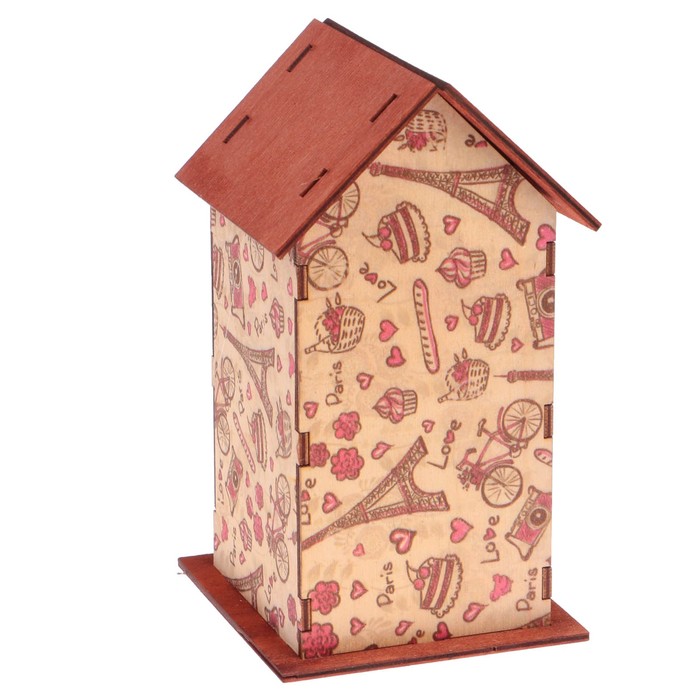 Чайный домик "Париж" 10х9х18см