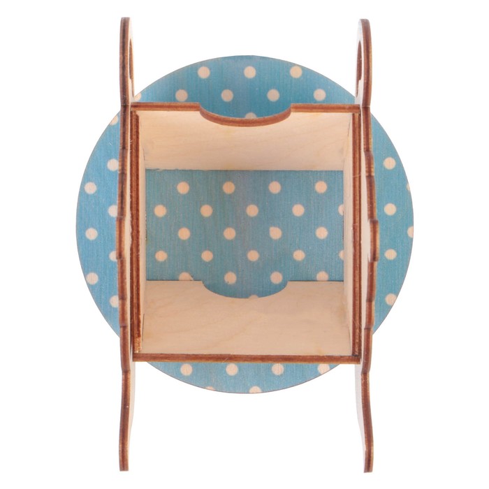 Чайный домик "Чайничек с горошком" 15х8,5х10см