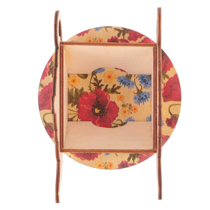 Чайный домик "Чайничек с маками" 15х8,5х10см