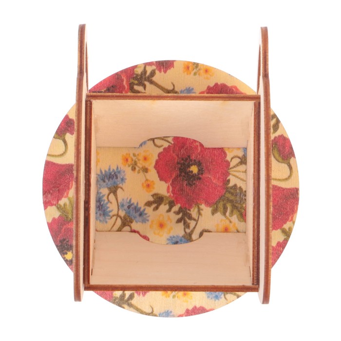 Чайный домик Чашка с маками" 8х8,5х9см