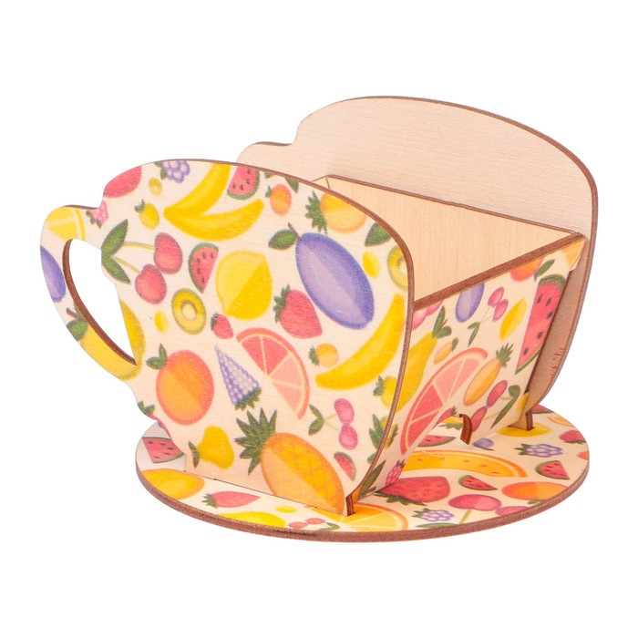 Чайный домик Чашка с фруктами" 8х8,5х9см