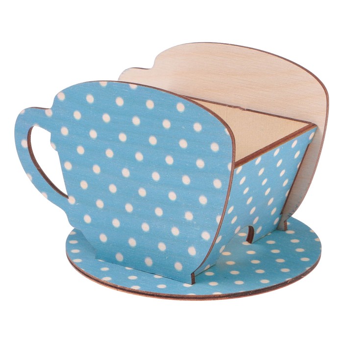 Чайный домик Чашка с горошком" 8х8,5х9см