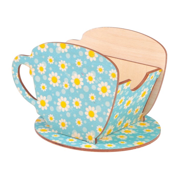 Чайный домик Чашка с ромашками" 8х8,5х9см