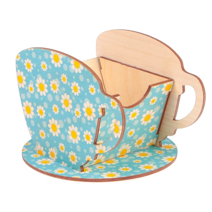 Чайный домик Чашка с ромашками" 8х8,5х9см