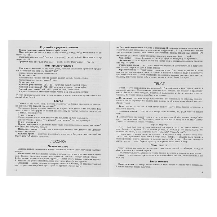 Все основные правила русского языка. 2 класс. Автор: Узорова О.В., Нефедова Е.А.