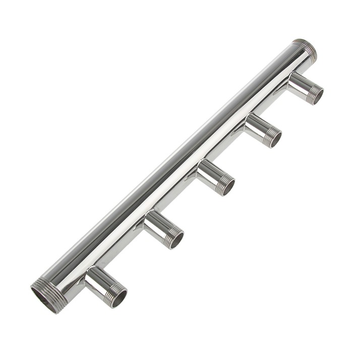 Коллектор MARTIN, 1 1/4"х3/4" 5 выходов, нержавеющая сталь