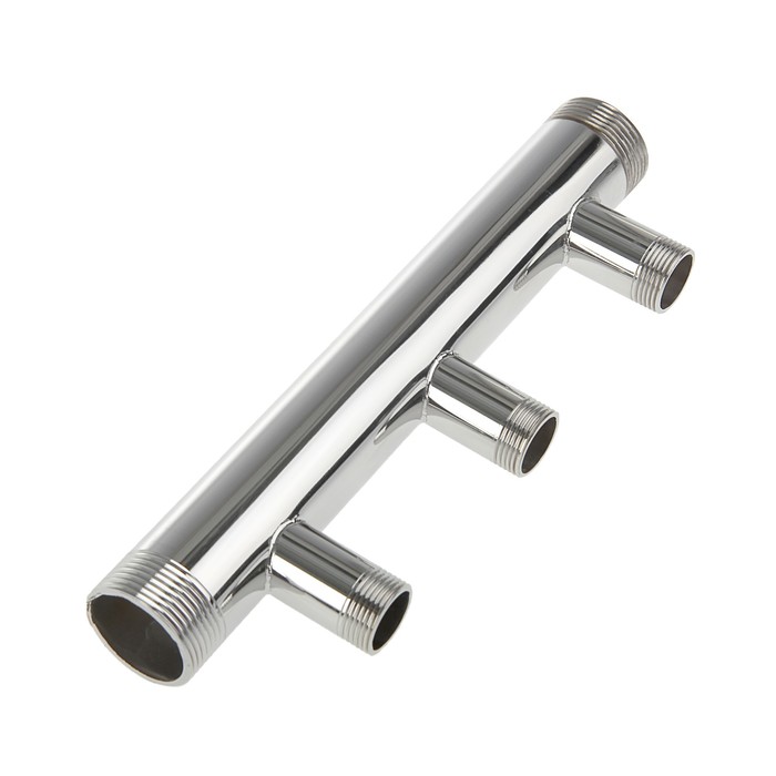 Коллектор MARTIN, 1 1/4"х3/4" 3 выхода, нержавеющая сталь