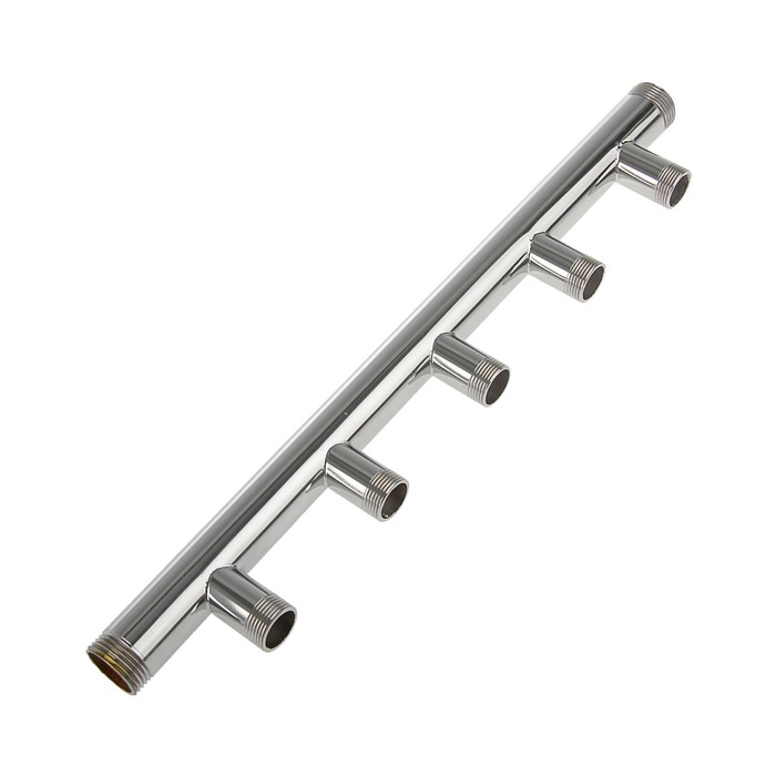 Коллектор MARTIN, 1"х3/4" 5 выходов, нержавеющая сталь