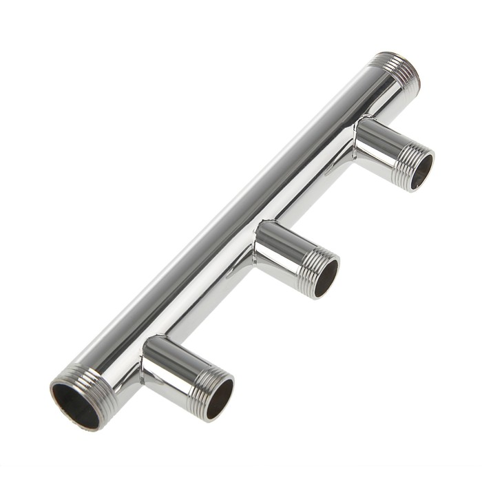 Коллектор MARTIN, 1"х3/4" 3 выхода, нержавеющая сталь