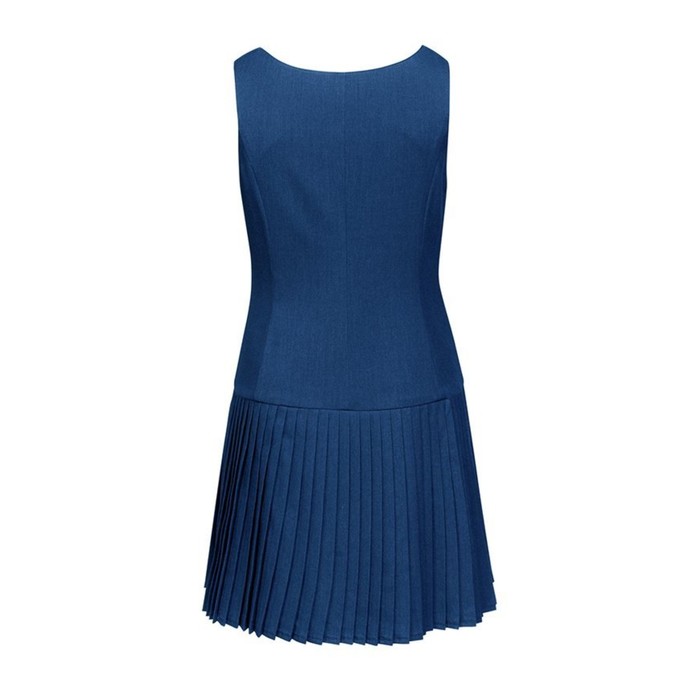 Сарафан для девочки, рост 146 см, цвет синий