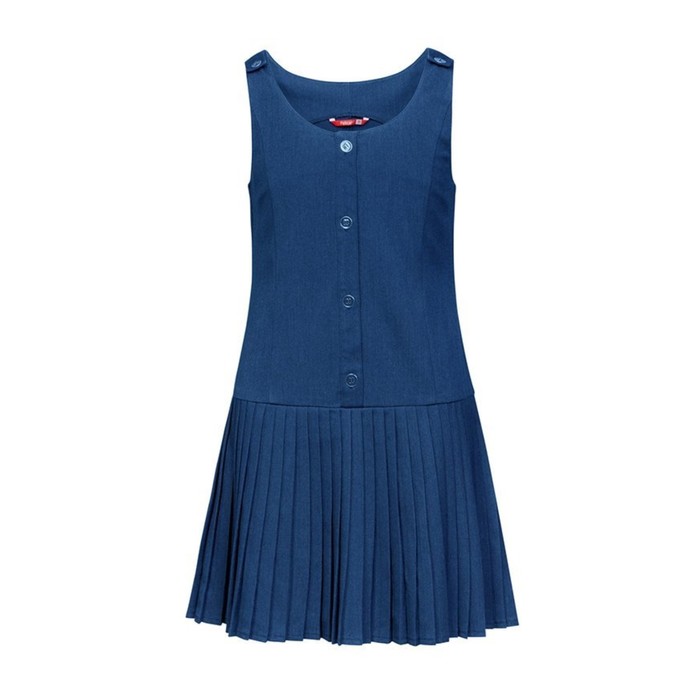 Сарафан для девочки, рост 152 см, цвет синий