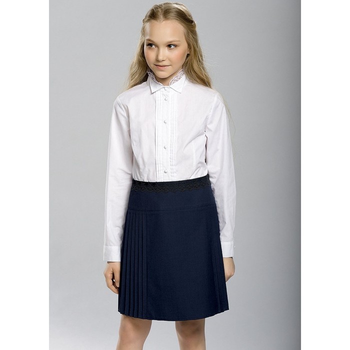 Юбка для девочки, рост 140 см, цвет синий