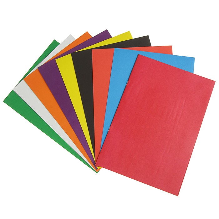 Набор для детского творчества А4 "Озорной щенок" картон цветной 8 листов + бумага цветная 16 листов