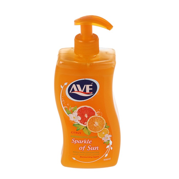 Жидкое мыло "Блеск солнца" с ароматом цитрусовых, 500 гр