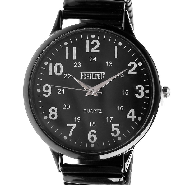 Часы наручные мужские, браслет "резинка"