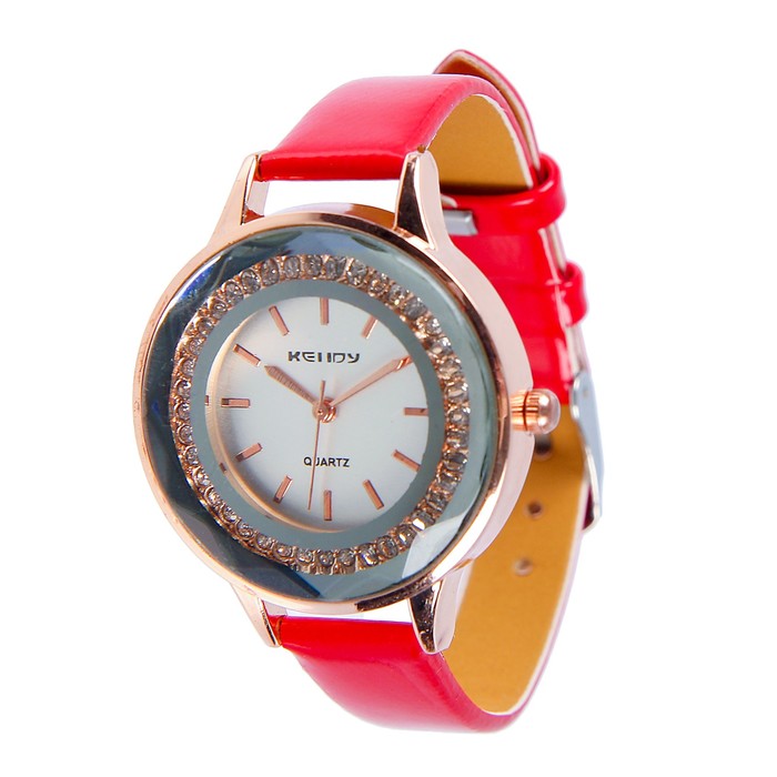 Часы наручные женские, ремешок из кожзаменителя микс