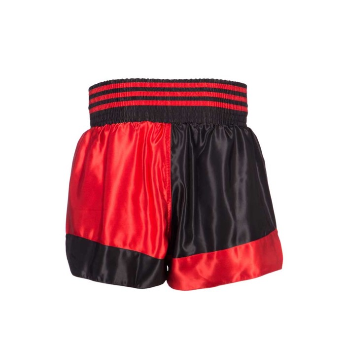 Шорты для кикбоксинга Kick Boxing Short Satin, цвет чёрно-красный, размер M
