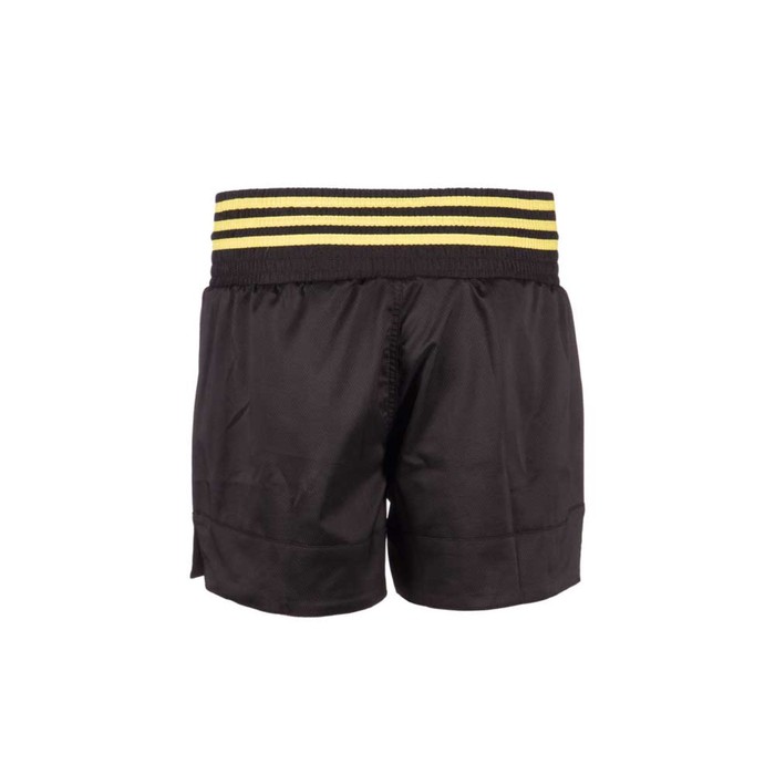 Шорты для тайского бокса Thai Boxing Short Micro Diamond, цвет чёрно-жёлтый, размер L