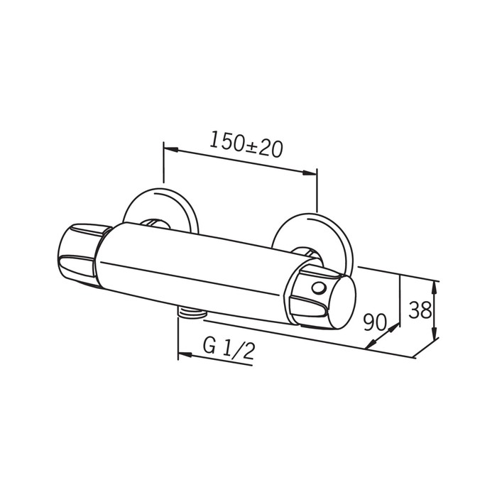 Смеситель для душа Oras Nova 7460X