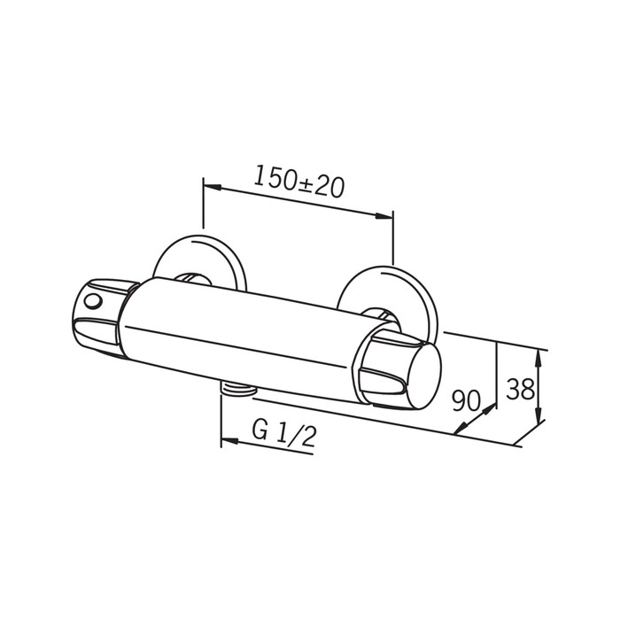 Смеситель для душа Oras Nova 7470X