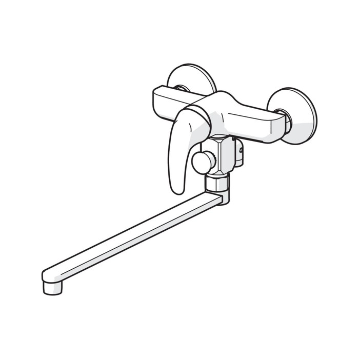 Смеситель для ванны и душа Oras Polara 1446Y