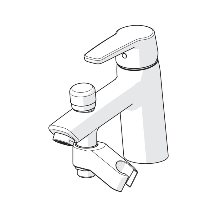 Смеситель для ванны с переключением Oras Saga 3946F