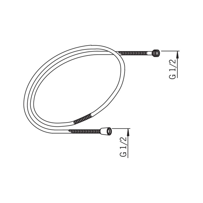Шланг для душа Oras Размер: 2000 мм. 241006