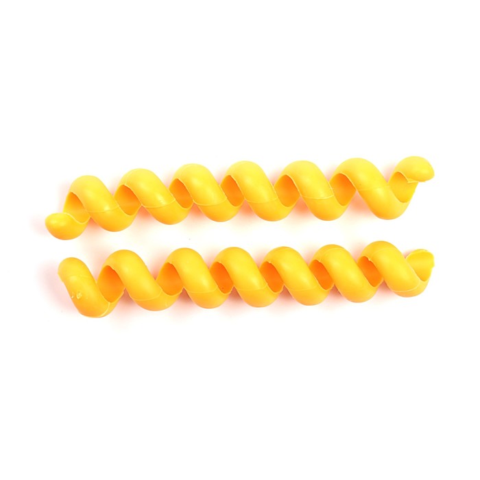 Органайзер кабельный гибкий Belsis CM1201Y, тип "пружина", 10 см, 2 шт, желтый
