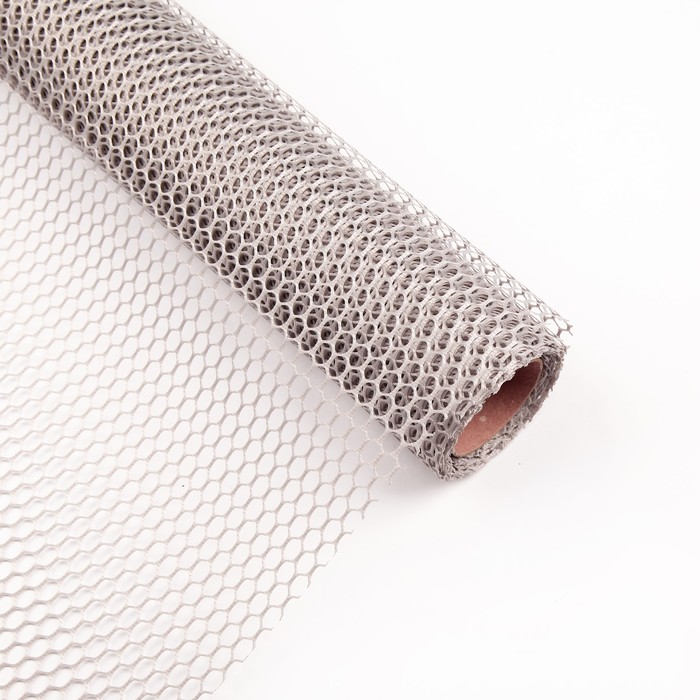 Сетка для цветов "Соты", цвет серый 48 см х 4,5 м