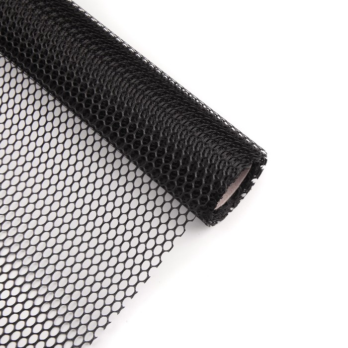 Сетка для цветов "Соты", цвет чёрный 48 см х 4,5 м