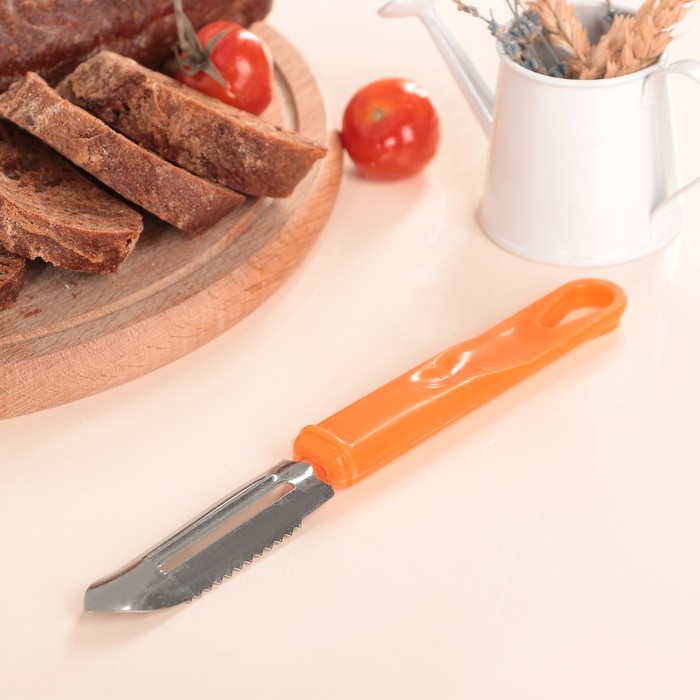 Овошечистка вертикальная "Джем" 19 см, цвета МИКС