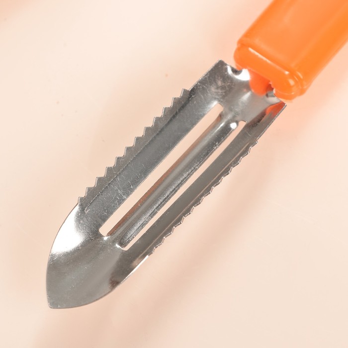 Овошечистка вертикальная "Джем" 19 см, цвета МИКС