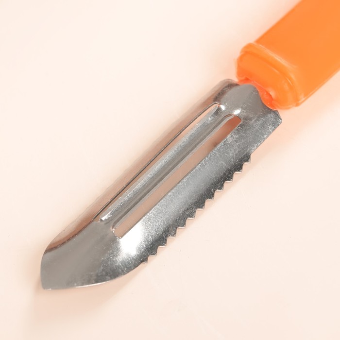 Овошечистка вертикальная "Джем" 19 см, цвета МИКС