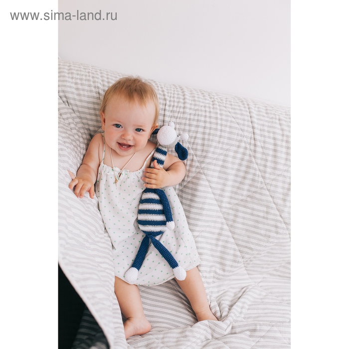 Амигуруми: Мягкая игрушка «Жирафик Майлз», набор для вязания, 10 × 4 × 14 см