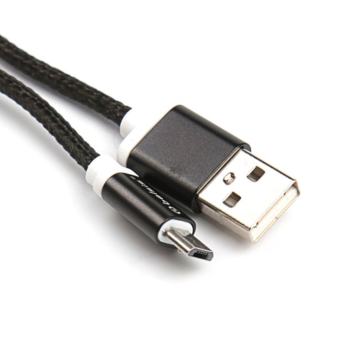 USB кабель Belsis BS3001W, microUSB, 1,3 м, черный