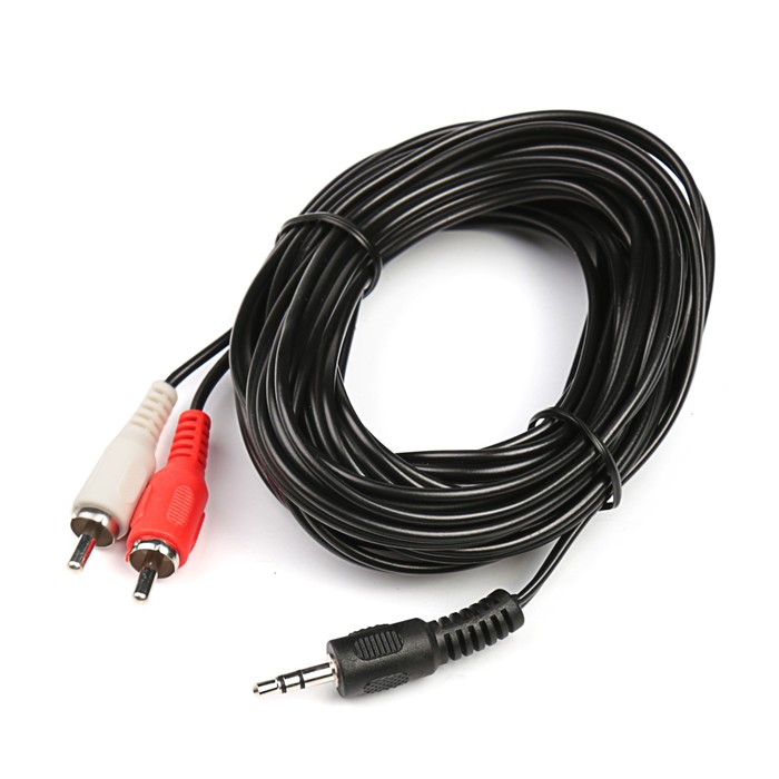 Кабель Belsis BL1038 Jack 3.5 (F) - 2xRCA (F), 5 м,
