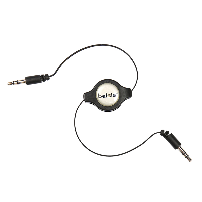 Кабель-рулетка Belsis BL1005, Jack 3,5 (F) - Jack 3,5 (F), длина 0,7 м