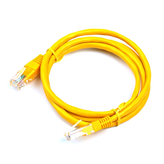 Патч-корд Belsis SP3052, UTP RJ-45 кат.5E, 1м, желтый
