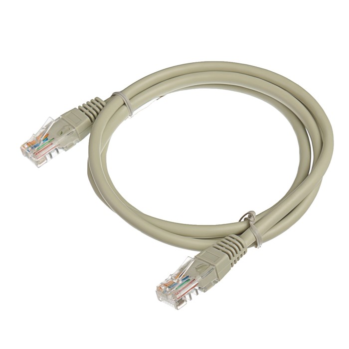 Патч-корд Belsis SP3050, UTP RJ-45 кат.5E, 1м, серый