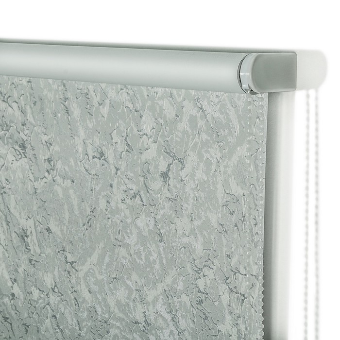 Штора рулонная, блэкаут 60х175 см "Фрост", цвет белый