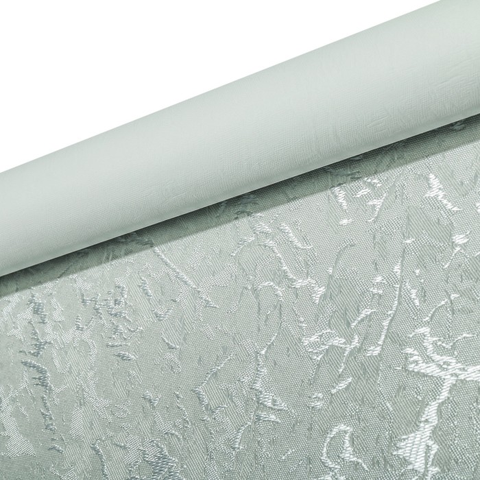 Штора рулонная, блэкаут 80х175 см "Фрост", цвет белый