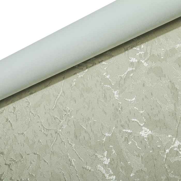 Штора рулонная, блэкаут 60х175 см "Фрост", цвет светло-бежевый