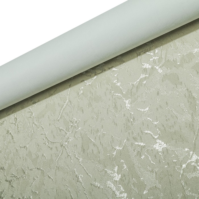 Штора рулонная, блэкаут 90х175 см "Фрост", цвет светло-бежевый