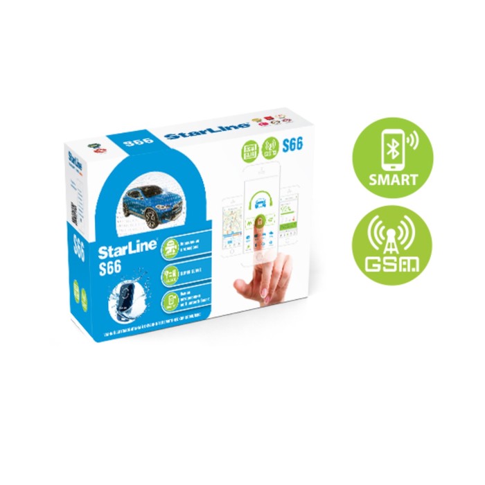 Автосигнализация STAR LINE S66 BТ 2CAN+LIN GSM