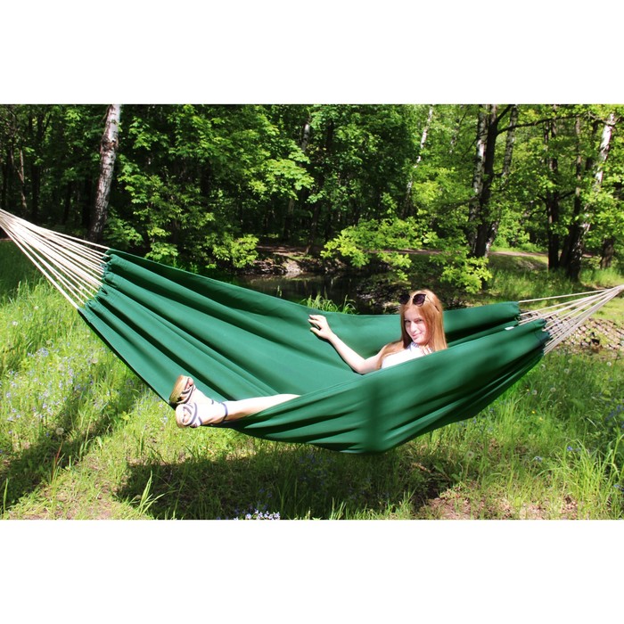 Гамак из льна темно-зеленый RG-15