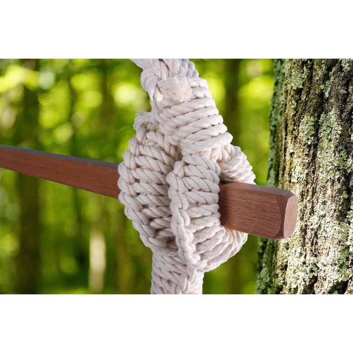 Кресло гамак из льна с поролоновыми вставками зеленый RGK-4